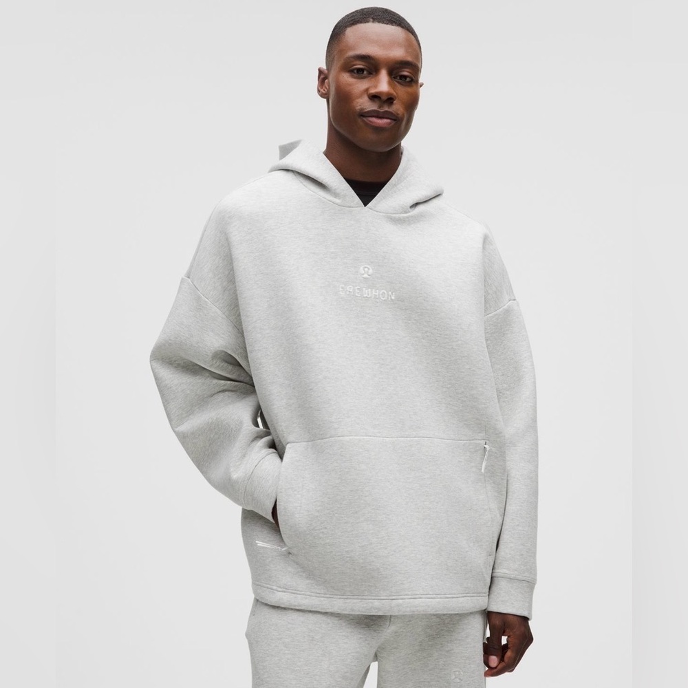 NWT Lululemon Malibu Hoodie Erewhon XS Gray Sweatshirt Oversized Lounge Rare
